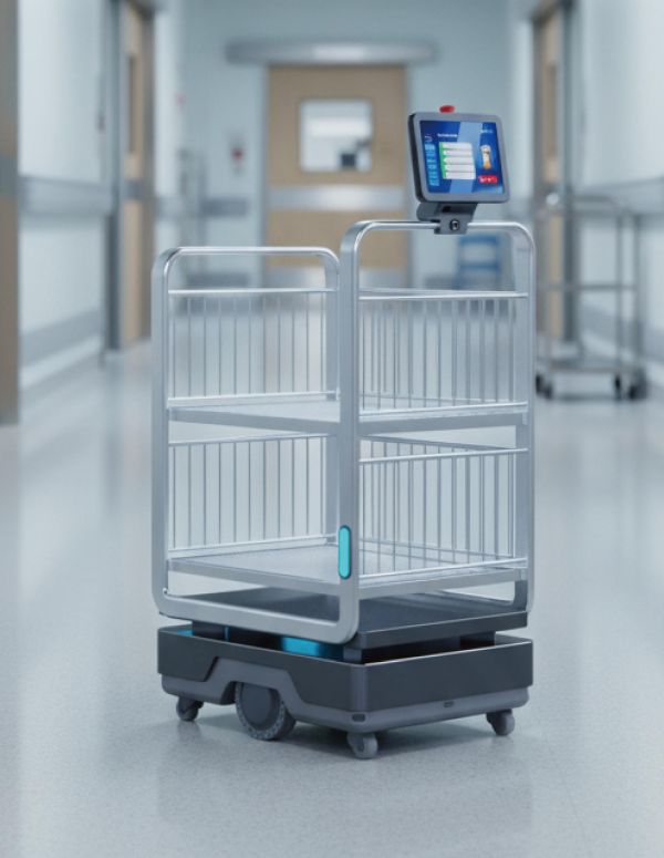 醫(yī)療級(jí)AMR自主移動(dòng)機(jī)器人研發(fā)成功　     智慧搬運(yùn)即將上市